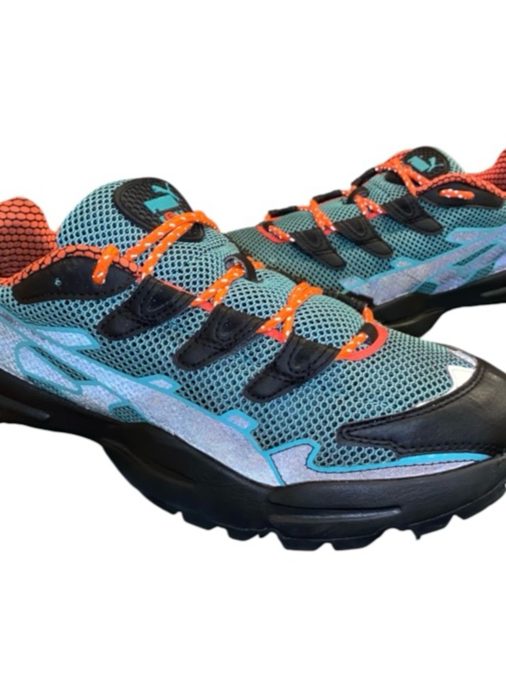 Puma Cell Alien Kotto Sneakers Mens Size 10.5 Black Teal Orange